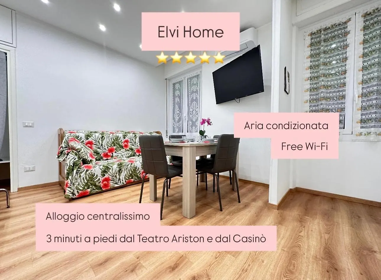 Sanremo - Affittasi Elvi Home, Appartamento Con Aria Condizionata Centralissimo A Pochissima Distanza Da Ariston, Casino E Dal Mare Apartment